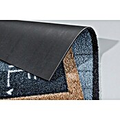 Astra Fußmatte Deco Brush (Home, Blaugrau, 70 x 50 cm, 100 % Polyamid)