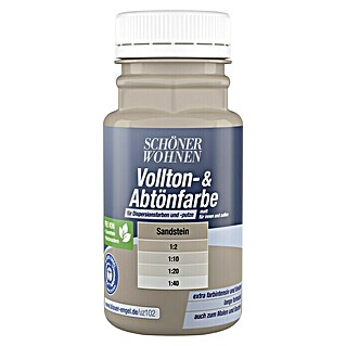 SCHÖNER WOHNEN-Farbe Vollton- & Abtönfarbe (Sandstein, 125 ml)