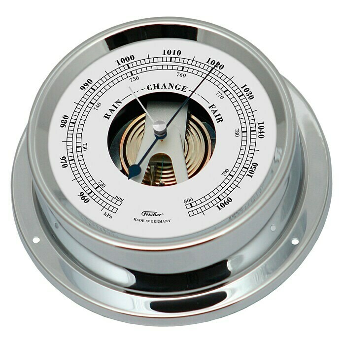 Talamex Schiffsbarometer (Durchmesser: 110 cm, Verchromt, Messing)