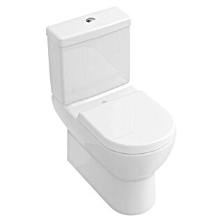 Villeroy & Boch Subway Stand-WC für Kombination Typ 2 (Mit Spülrand, Mit schmutzabweisender Glasur, Spülform: Tief, WC Abgang: Waagerecht, Weiß)