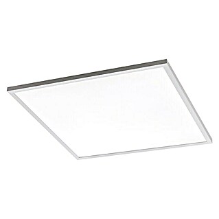 Tween Light LED-Panel CCT (49 W, L x B x H: 59,5 x 59,5 x 5,5 cm, Weiß/Aluminium, Warmweiß)
