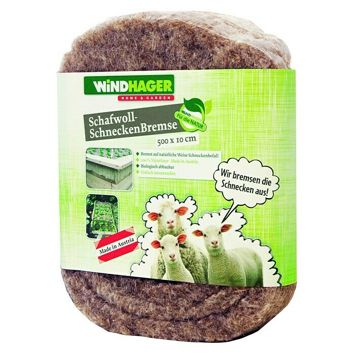 Windhager Schnecken-Stopp Schafwoll-Schneckenbremse 