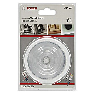 Bosch Professional Sierra de corona BiM Progressor (Diámetro: 73 mm, HSS bimetálico)