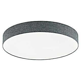 Eglo LED-Deckenleuchte rund Romao (60 W, Ø x H: 760 mm x 12 cm, Grau, Warmweiß)