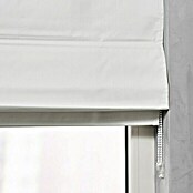 Raffrollo (100 x 180 cm, 70 % Baumwolle, 30 % Polyester, Weiß)