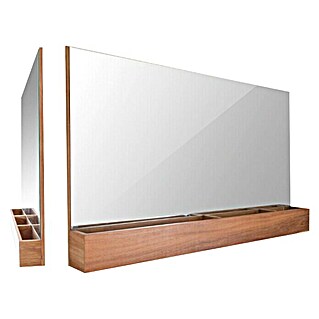 Cipì Espejo con estante Practico Large (L x An x Al: 10 x 100 x 60 cm, Teca)