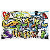 Fototapete Buntes Graffiti (368 x 254 cm, Papier)