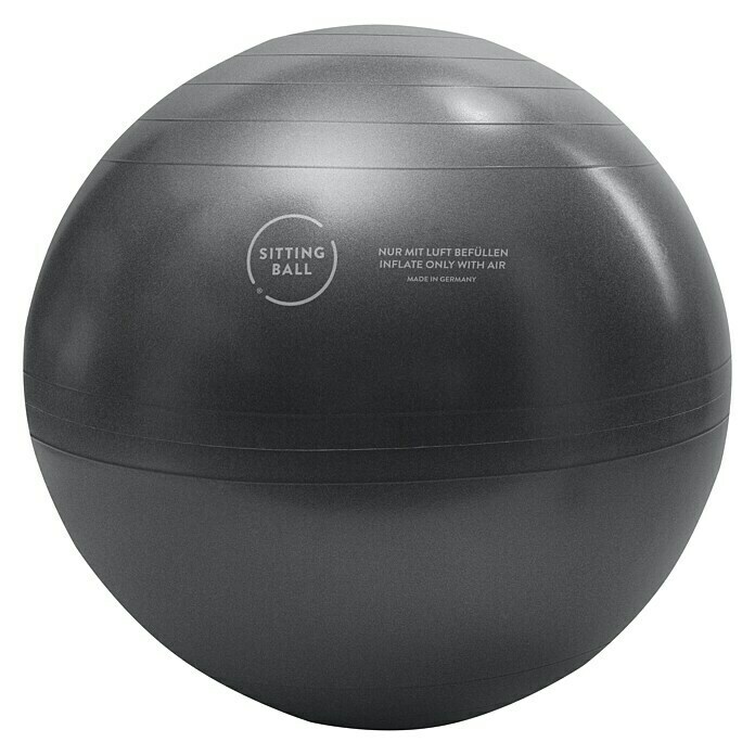 Sitting Ball Gymnastikball Felt (Lachs, Durchmesser: 65 cm, Material Bezug: 100 % Polyester)
