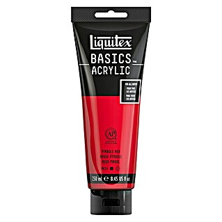 Liquitex Basics Acrylfarbe (Pyrrolrot, 250 ml, Tube)