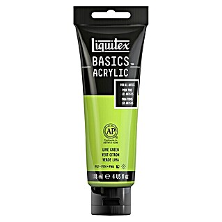 Liquitex Basics Acrylfarbe (Limettengrün, 118 ml, Tube)