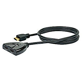 Schwaiger HDMI-Umschalter 2 In 1 Out (2 HDMI-Buchsen)