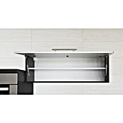 Respekta Premium Küchenzeile RP310HEGBO (Breite: 310 cm, Mit Elektrogeräten, Grau Hochglanz)