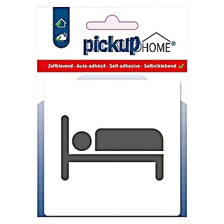Pickup Sticker Route Acryl (l x b: 9 x 9 cm, Slaapkamer, Wit)