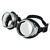 Wolfcraft Schutzbrille (Schwarz, Gummiband)
