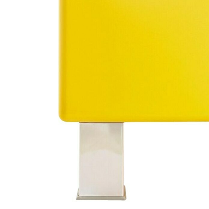 Phönix Miami Sideboard (L x B x H: 43 x 146,4 x 88,8 cm, Gelb, Anzahl Schubladen: 3 Stk., Anzahl Türen: 2 Stk.)