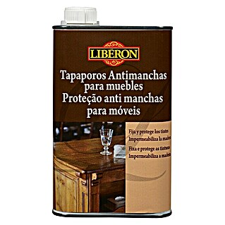 Libéron Protector para madera Tapaporos Antimanchas (Incoloro, 500 ml)