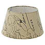 Eglo Lampenschirm 1+1 Vintage (Ø x H: 25 x 14 cm, Braun, Textil)