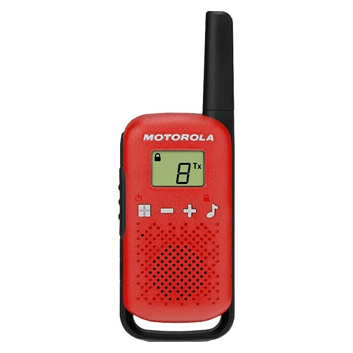 Motorola Solutions Walkie talkie Talkabout T42 (Prekrivanje: null, Crveno / crno)