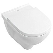 Villeroy & Boch O.novo Spülrandloses Wand-WC-Set (Mit WC-Sitz, Mit schmutzabweisender Glasur, Tiefspüler, Weiß)