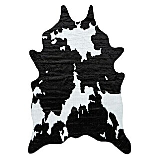 Deko-Kunstfell Rodeo (Kuh, Schwarz/Weiß, 200 x 150 cm, 100 % Polyester)