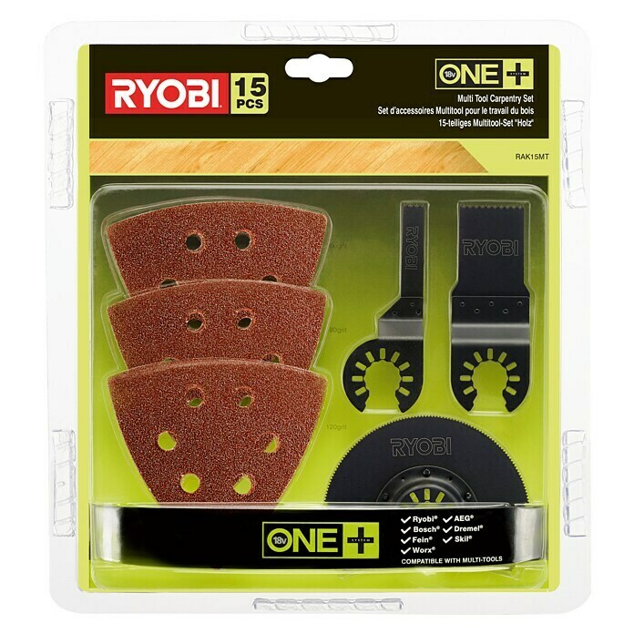 Ryobi Set de accesorios multiuso RAK15MT 