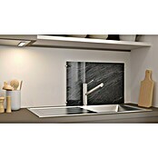 CUCINE Küchenrückwand (Schiefer, 60 x 40 cm, Stärke: 6 mm, Einscheibensicherheitsglas (ESG))