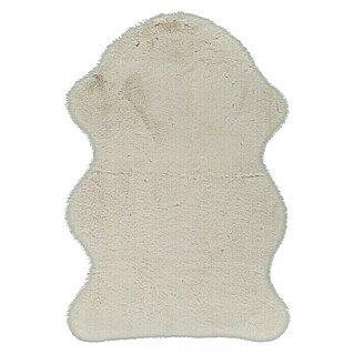 Deko-Kunstfell Cosy (Elfenbein, 90 x 60 cm, 100 % Polyester)