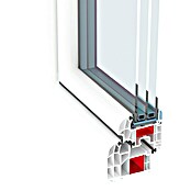Solid Elements Kunststofffenster Q81 Excellence (B x H: 90 x 120 cm, DIN Anschlag: Rechts, Weiß)