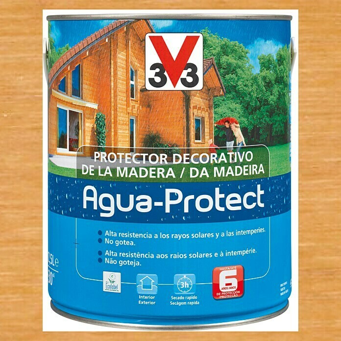 V33 Protección para madera Agua-Protect 