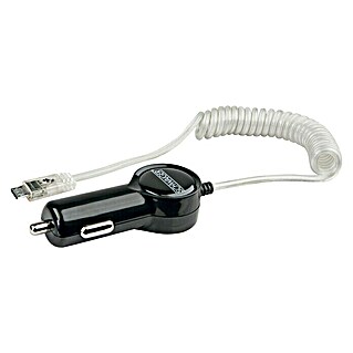 Schwaiger USB-Kfz-Ladegerät Micro USB (Eingang: 12 - 24 V DC, Zigarettenanzünder-Stecker (SAE J563))
