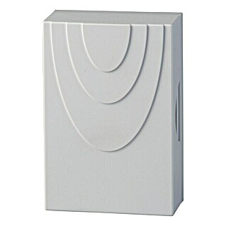 Heidemann Tweetonige deurbel Solo (38 x 80 x 119 mm, 82 dB, Wit, Kunststof)