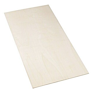 Sperrholzplatte Fixmaß (Pappel, 1 200 x 600 x 6 mm)