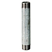 Rohrnippel (1″, Länge: 400 mm, Verzinkt)