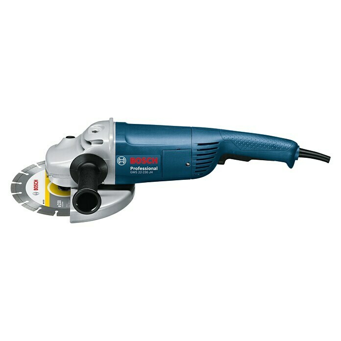 Bosch Professional Winkelschleifer GWS 22-230 JH (2.200 W, 230 mm, Leerlaufdrehzahl: 6.500 U/min)