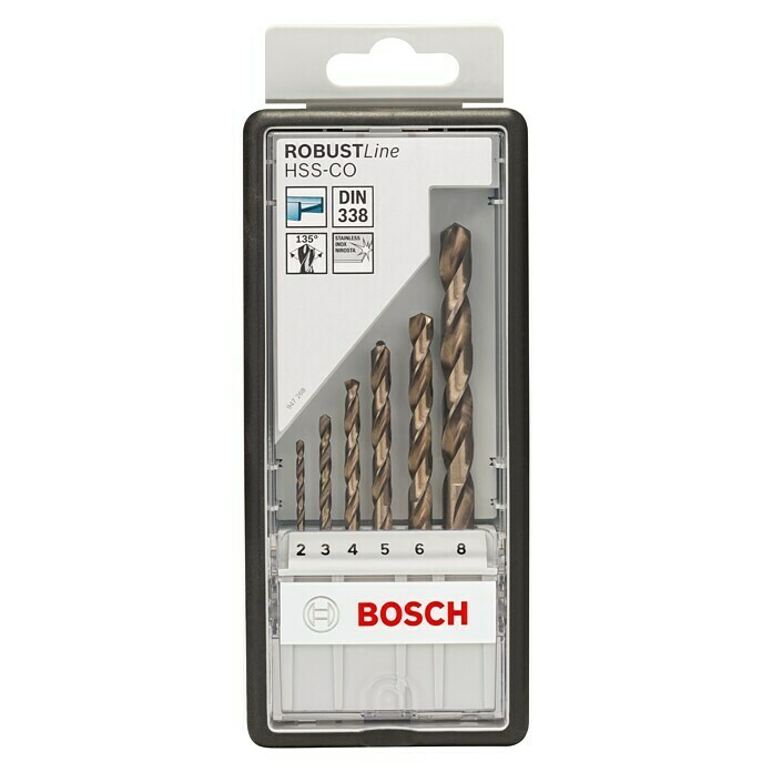Bosch Professional Metaalborenset (HSS-Co, 6-delig)