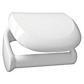 Poseidon Toilettenpapierhalter Athena (Mit Deckel, Weiß, Kunststoff)