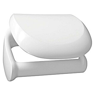 Poseidon Držač toaletnog papira Athena (S poklopcem, Bijele boje, Plastika)