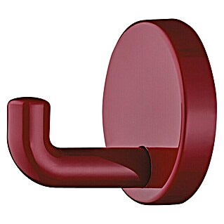 Garderobna kuka (Ø x D: 40 x 30 mm, Poliamid, Zidna montaža, Crvene boje)