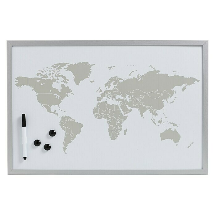 Zeller Present Magnetna ploča za pisanje Karta svijeta 