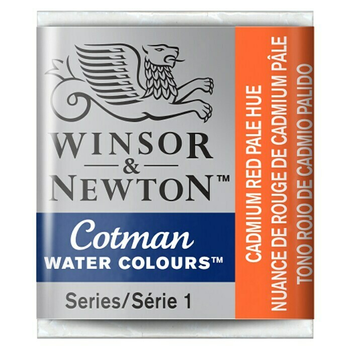 Winsor & Newton Cotman Aquarelverf (Cadmiumrood licht, ½ kopje)