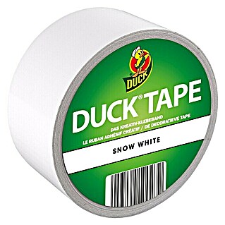Duck Tape Kreativklebeband Rollen (Snow White, 9,1 m x 48 mm)