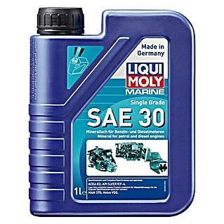Liqui Moly Marine Motoröl Single Grade SAE 30 (Mineralisch, 1 l, Geeignet für: Benzin-/Dieselmotoren)