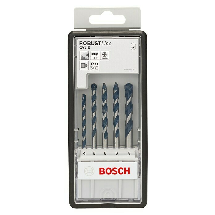 Bosch Betonbohrer-Set CYL-5 (5-tlg., 4 mm - 8 mm)