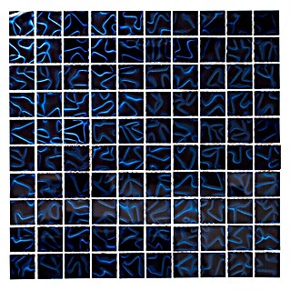 Mosaikfliese Crystal Hologramm XCM SM 439 (31,8 x 31,8 cm, Blau, Glänzend)
