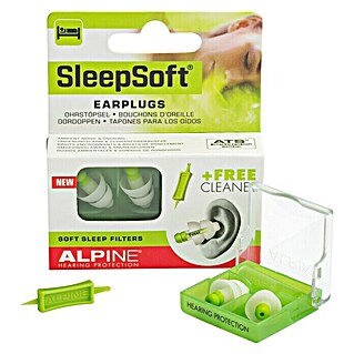 Alpine Tapones protectores para los oídos SleepSoft (Ámbito de uso: Dormitorio, 1 par)