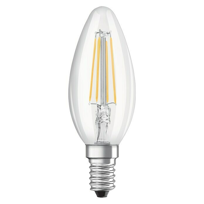 Osram LED-Leuchtmittel Retrofit Classic B (1,2 W, E14, Warmweiß, Nicht Dimmbar, Klar)
