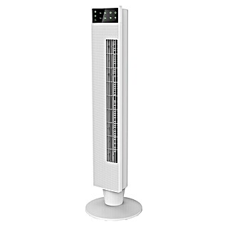 PR Klima Ventilador de torre (Blanco, Altura: 100 cm, 65 W, Con mando a distancia)