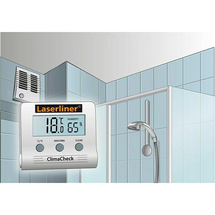 Laserliner Hygrometer (Messbereich Luftfeuchtigkeit: 20 - 99 %)