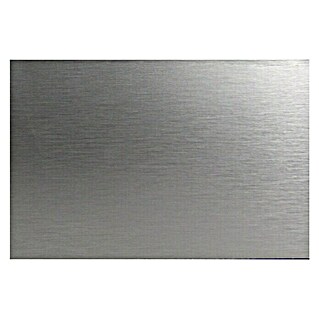 CUCINE Küchenrückwand Fixmaß (1002 Aluminium, 299 x 64 cm, Stärke: 8 mm, Holz)