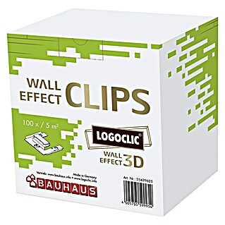 LOGOCLIC Paneelklauwen Wall Effect 3D (100 stk.)